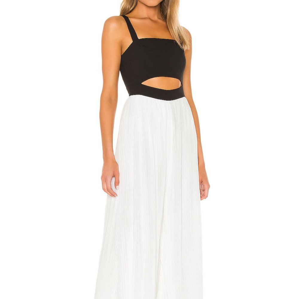 Lovers + Friends Black & White Jumpsuit